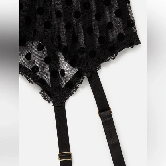 Agent Provocateur Black Polka Dot Bustier - Picture 3 of 3